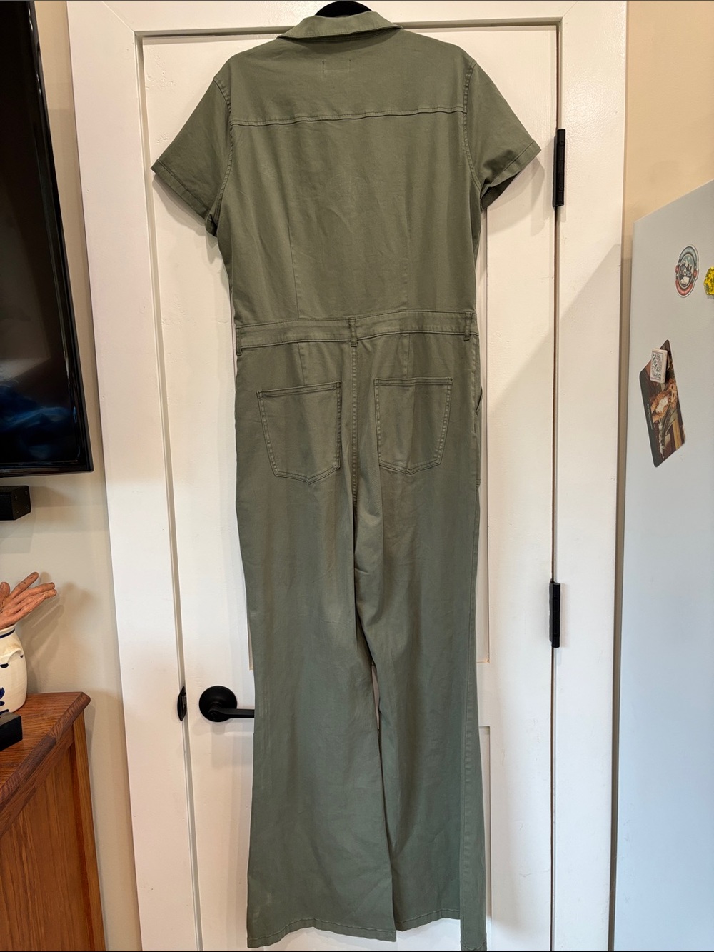 Pistola Martina Short Sleeve Flare Jumpsuit - Picture 3 of 3